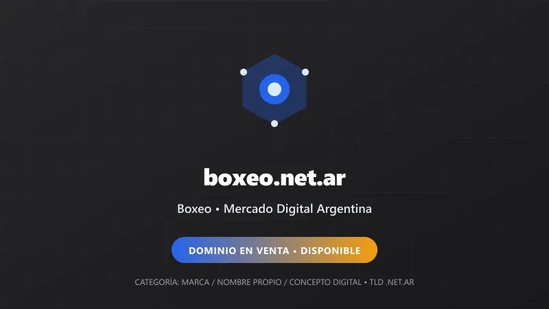 Identidad gráfica y activo digital para Boxeo en Argentina